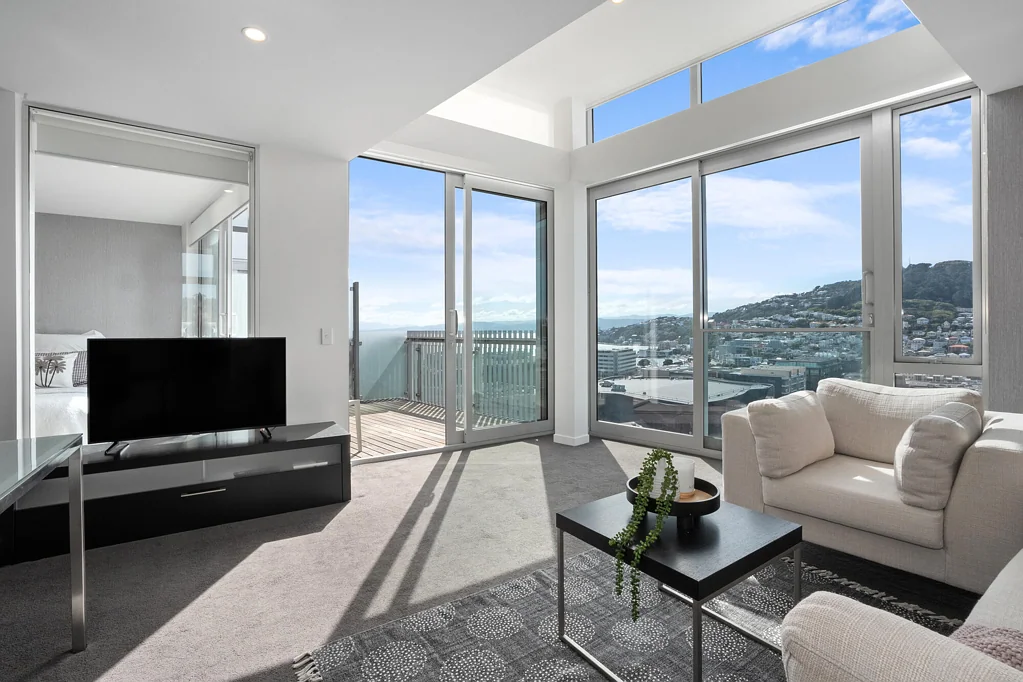 Te Aro 2房  STUNNING PENTHOUSE WITH CAR PARKING