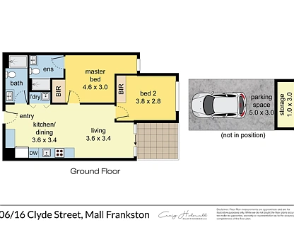 406/16 Clyde Street Mall, Frankston, Mornington Peninsula, 2房, 2浴, Apartment