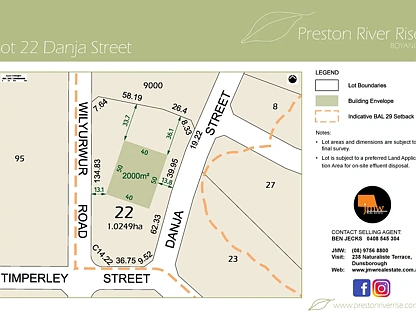 LOT 22 Preston River Rise, Boyanup, Bunbury, 0 rūma, 0 rūma horoi, Section