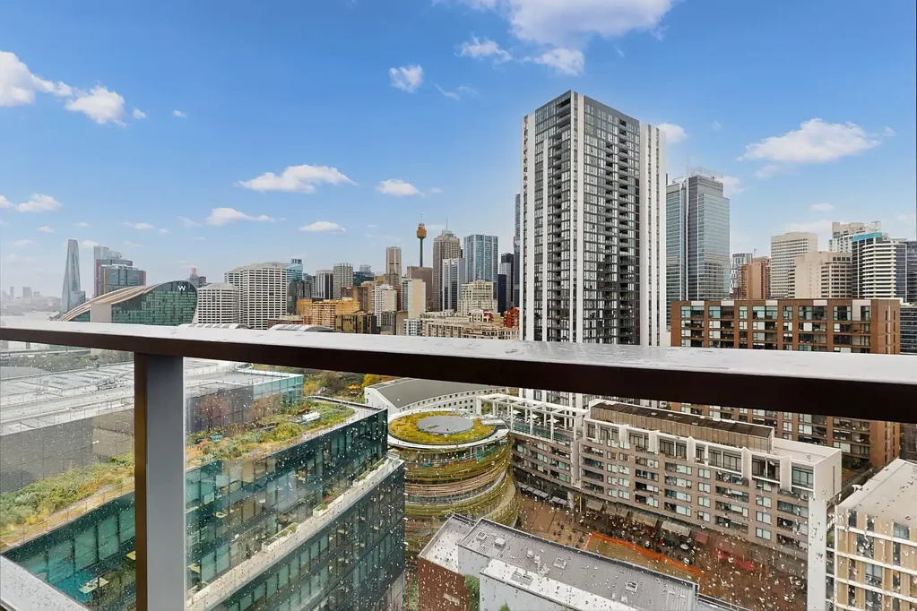 Furnished East Facing Two Bedroom Apartment with Car space - LEVEL 19