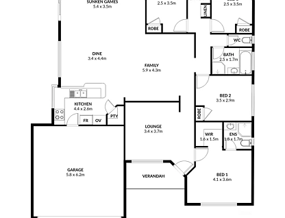 39 Minerva Loop, Success, WA 6164, 4房, 2浴, House