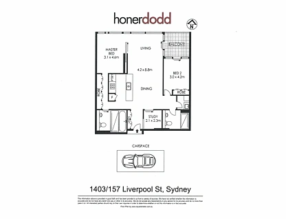1403/157 Liverpool Street, Sydney, Sydney CBD, 2 રૂમ, 2 બાથરૂમ, Apartment