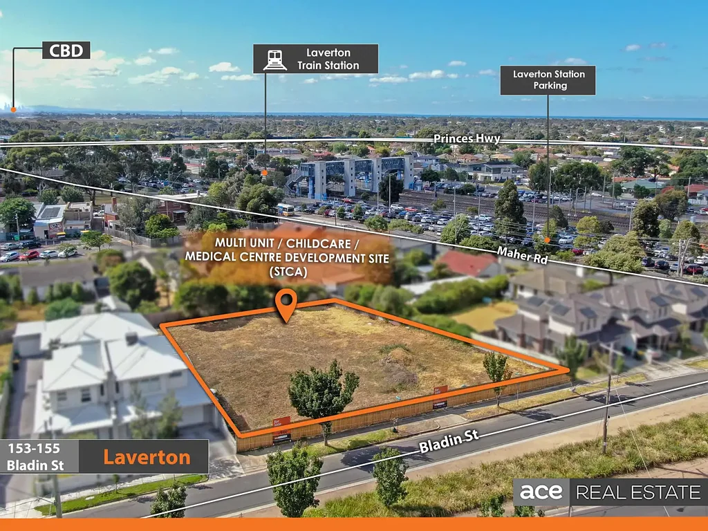 Laverton MULTI UNIT / CHILDCARE / MEDICAL CENTRE DEVELOPMENT SITE (STCA) - LAND SIZE 1330m2 (approx.)