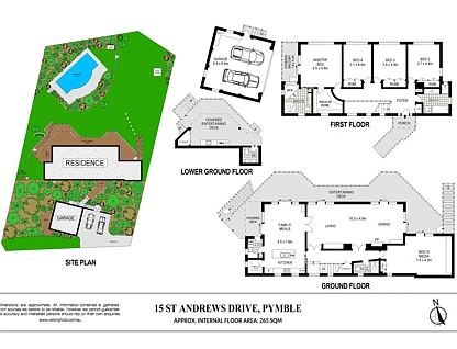 15 St Andrews Drive, Pymble, NSW 2073, 5 Kuwarto, 3 Banyo, House
