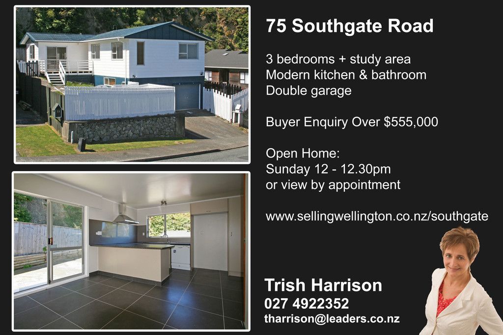 75 Southgate Road, Southgate, Wellington, 3房, 1浴