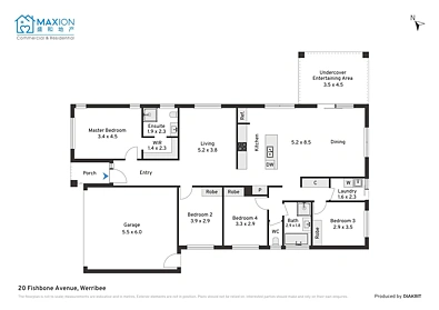 20 Fishbone Avenue, Werribee, VIC 3030, 4 રૂમ, 2 બાથરૂમ, House