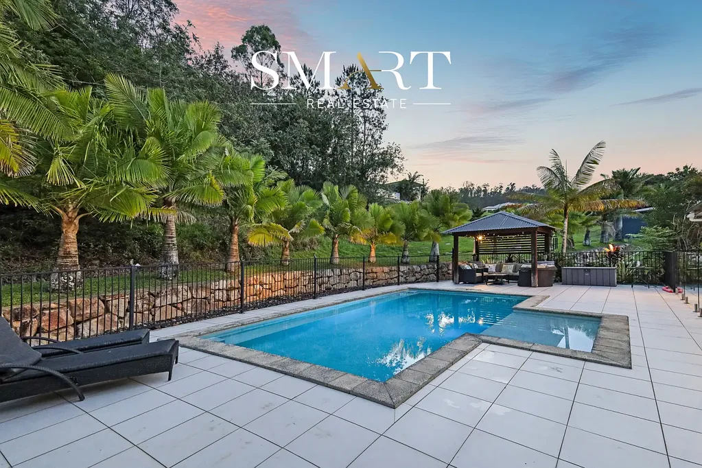 Wongawallan 5ห้องนอน Ultimate Family Acreage Estate: Media Room, Entertaining Alfresco, Pool, Pavillion, Large Shed, Flat Block, Space for Toys, Close to Tamborine Creek!