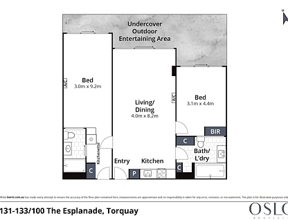 131-133/100 The Esplanade, Torquay, Geelong, 2 Schlafzimmer, 2 Badezimmer, Apartment