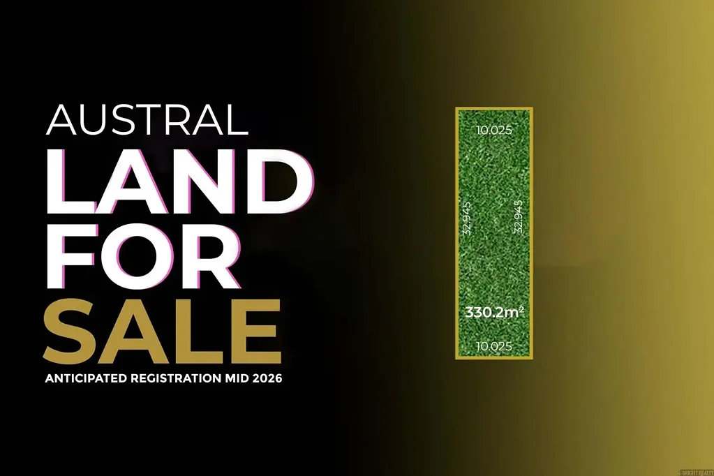 Austral 靠近学校便利  靠近火车站  靠近购物中心  靠近机场  靠近高速  潜力无限空间 Amazing Land Opportunity In Austral - Registration mid 2026