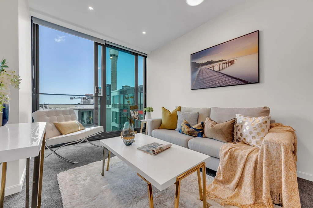Auckland Central 2Kwarto Penthouse 2-Bedroom With Sky Tower  and Sea views