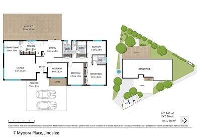 7 Myoora Place, Jindalee, QLD 4074, 4房, 2浴, House