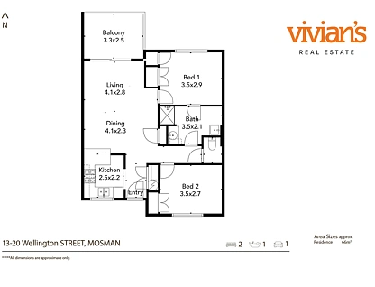 13/20 Wellington Street, Mosman Park, North West Perth, 2 phòng ngủ, 1 phòng tắm, Apartment
