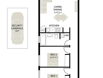 1/11-21 Flinders Street, Surry Hills, Sydney CBD, 2 침실, 1 욕실, Apartment