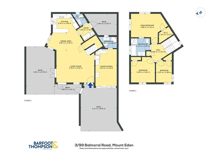 Flat 3, 99 Balmoral Road, Auckland Central, Auckland City, 4 Kuwarto, 3 Banyo, House