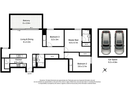 A903/1B Pearl Street, Hurstville, St George, 3 rūma, 2 rūma horoi, Apartment