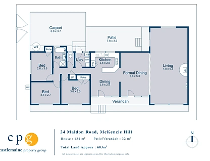 24 Maldon Road, Mckenzie Hill, Bendigo, 3 ห้องนอน, 1 ห้องน้ำ, House