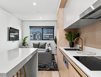 715/386 King Street, Newcastle, Newcastle, 1 રૂમ, 1 બાથરૂમ, Apartment