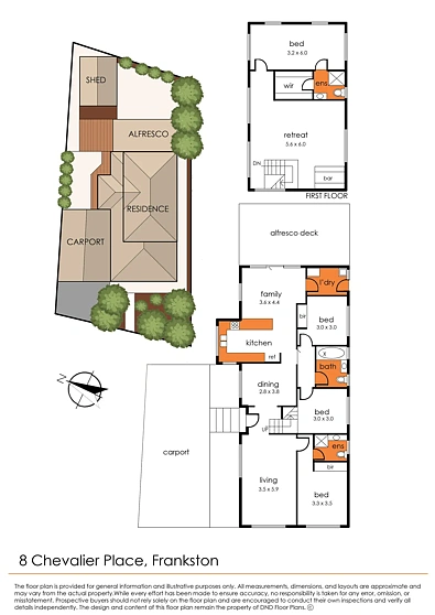 8 Chevalier Place, Frankston, VIC 3199, 4房, 3浴, House