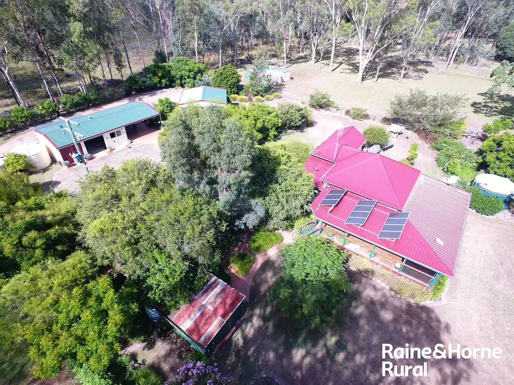 Kingaroy  21 Acre Lush Retreat-- Renovated Home,Sheds & Dams