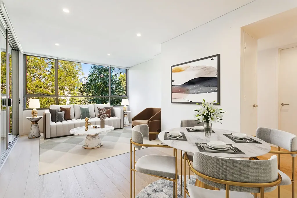 Exceptional two bedroom apartment with study room