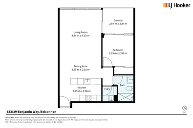 133/39 Benjamin Way, Belconnen, ACT 2617, 1 Schlafzimmer, 1 Badezimmer, Apartment