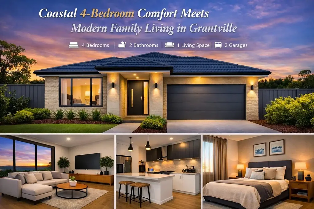 Grantville 4 Slaapkamer Coastal 4‑Bedroom Comfort Meets Modern Family Living in Grantville