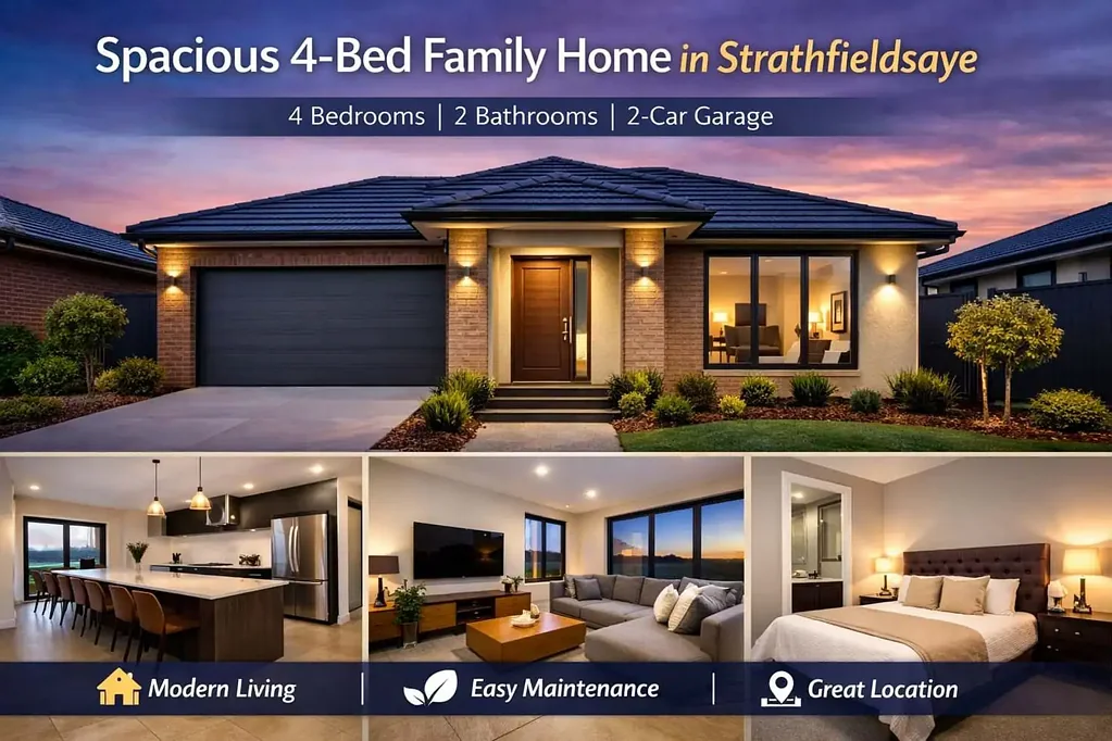 Strathfieldsaye 4Habitaciones Strathfieldsaye Living: 4 Beds, 2 Baths, Double Garage