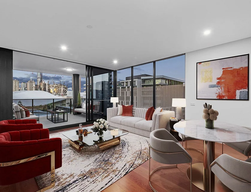 20810/39 Cordelia Street, South Brisbane, Brisbane - Inner City Region, 3房, 2浴, Apartment