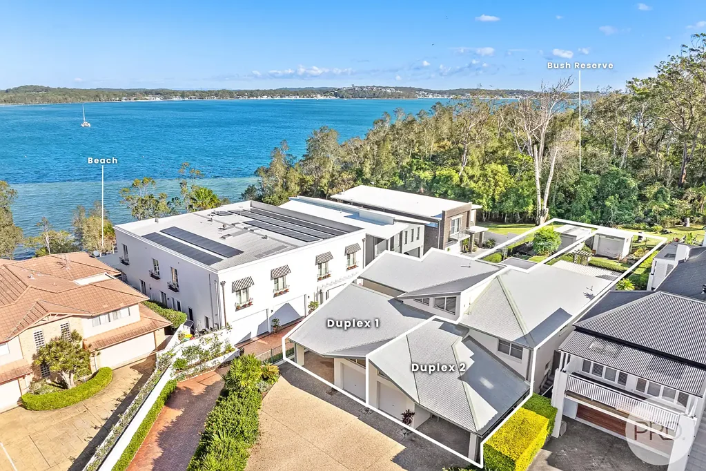 Corlette 6房  Coastal Duplex Living with Water Views - Buy One or Secure Both