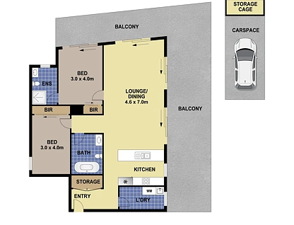 53/1 Browne Parade, Warwick Farm, South Western Suburbs, 2 Schlafzimmer, 2 Badezimmer, Apartment