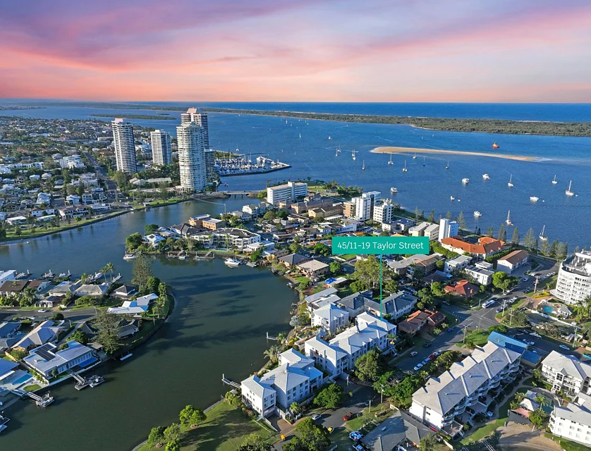 45/11-19 Taylor Street, Biggera Waters, Gold Coast, 1 Bedrooms, 1 Bathrooms, Apartment