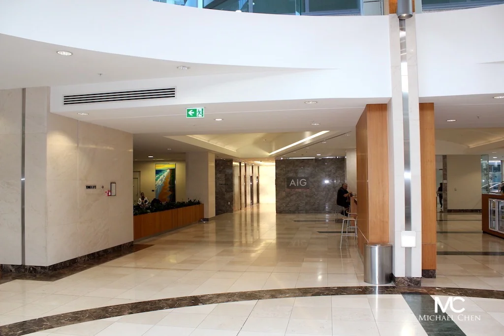 Auckland Central  North-west facing at AIG Building