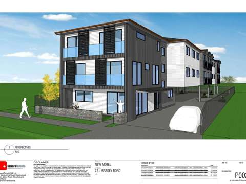 Mangere 3房  Resource consent granted for a motel near airport
