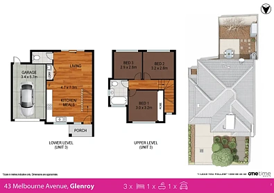 43 Melbourne Avenue, Glenroy, VIC 3046, 3 habitaciones, 2 baños, Townhouse