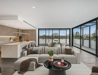 Penthouse/81 Davis Street, Kew, VIC 3101, 3 ਕਮਰੇ, 3 ਬਾਥਰੂਮ, Apartment