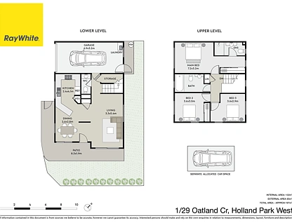 1/29 Oatland Crescent, Holland Park West, Brisbane - Southern Region, 3 habitaciones, 2 baños, Townhouse