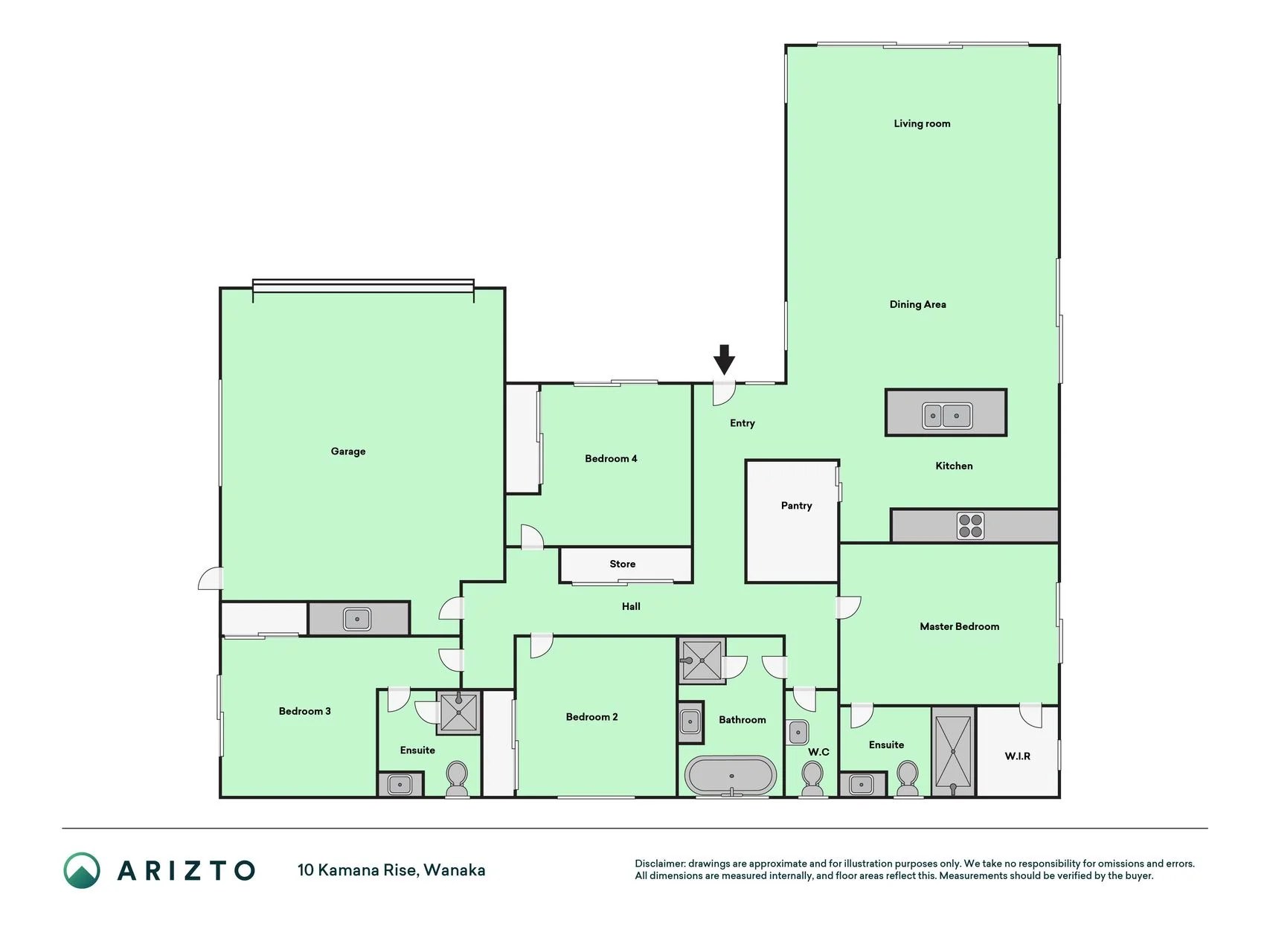 10 Kamana Rise, Wanaka, Otago, 4 Schlafzimmer, 3 Badezimmer, House