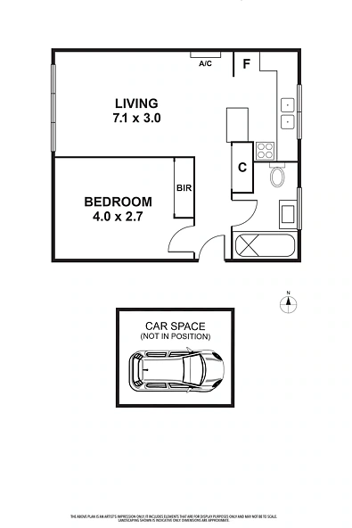 9/8 Kemp Street, Thornbury, VIC 3071, 1 રૂમ, 1 બાથરૂમ, Apartment
