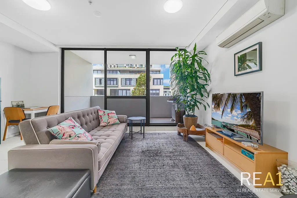 Fully furnished modern studio apartment offers a contemporary design and convenient living