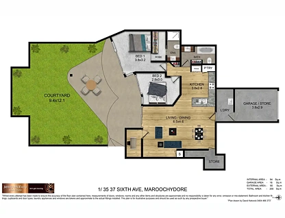 1/35–37 Sixth Avenue Sixth Avenue, Maroochydore, Sunshine Coast, 2 phòng ngủ, 2 phòng tắm, Unit