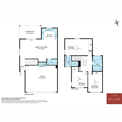 Floor plan - 33/3 Grange Court, Capalaba, QLD 4157