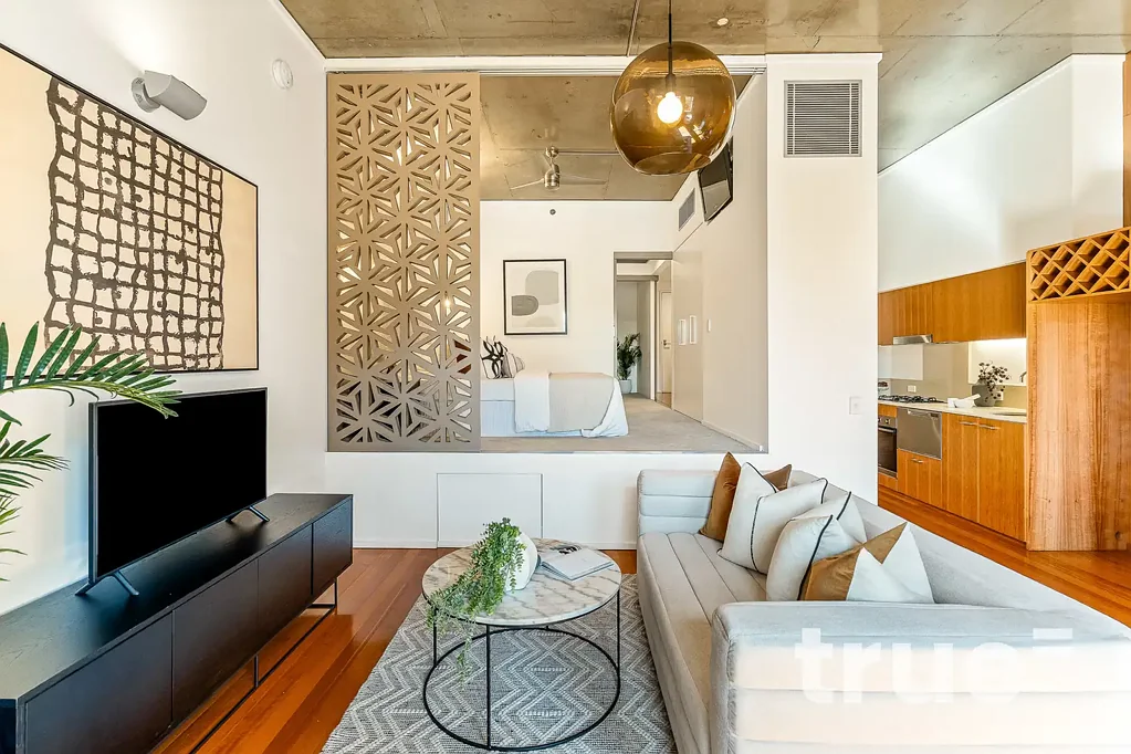 Pyrmont 1房 奢华、时尚与便利的完美结合 = 多功能书房或第二间卧室 PERFECT COMBINATION OF LUXURY, STYLE AND CONVENIENCE = VERSATILE STUDY OR SECOND BEDROOM