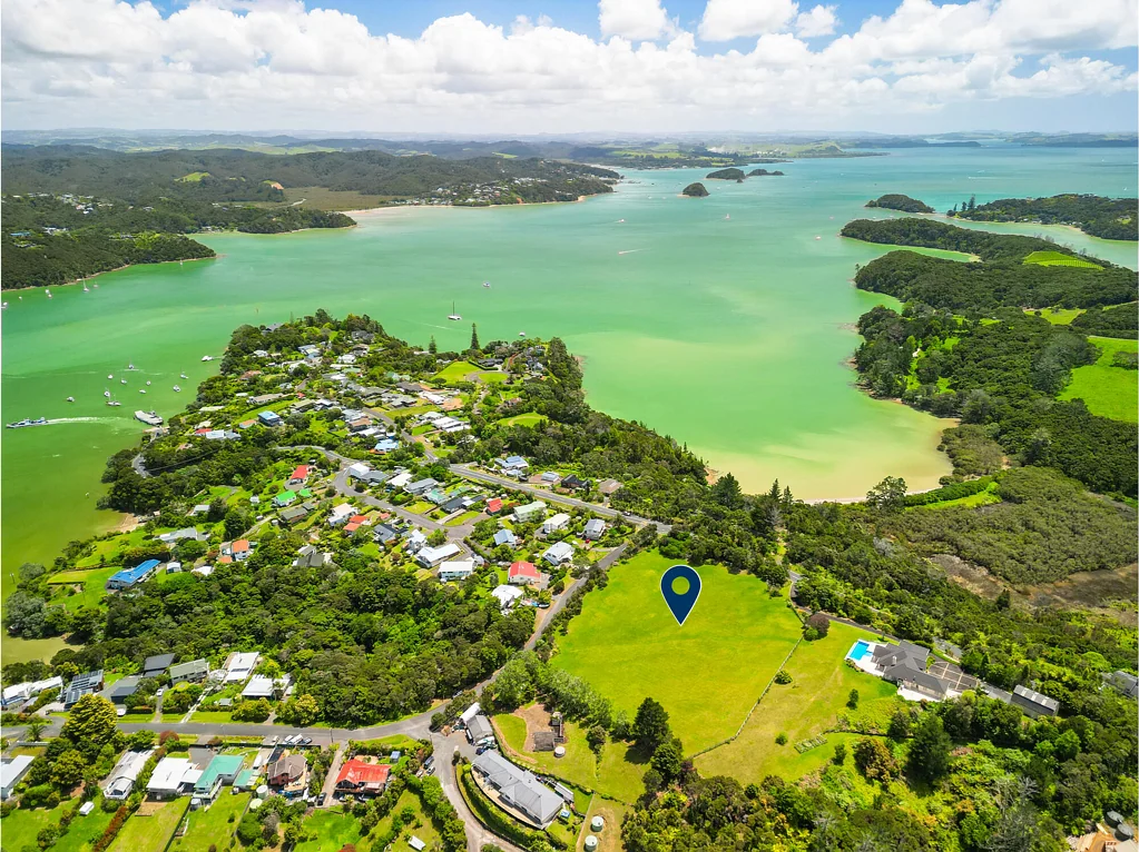 Russell Land opportunity with sweeping sea views