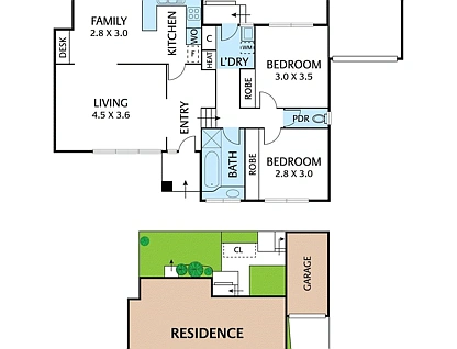 2/75 Ferguson Street, Macleod, North Melbourne, 2 ਕਮਰੇ, 1 ਬਾਥਰੂਮ, Unit