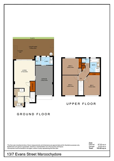 13/7 Evans Street, Maroochydore, QLD 4558, 3 રૂમ, 1 બાથરૂમ, Townhouse