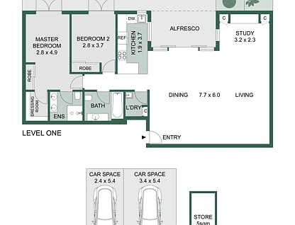 3/649-651 Old South Head Road, Rose Bay, Eastern Suburbs, 2 कमरे, 2 बाथरूम, Apartment