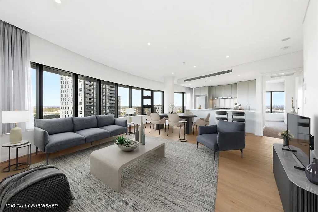 Sydney Olympic Park 3 Slaapkamer Premium High-Rise Residence with City Views