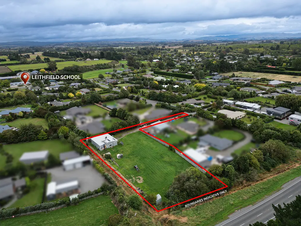 Leithfield Private 3,690m² block with shed
