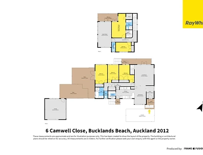 6 Camwell Close, Bucklands Beach, Manukau City, Auckland, 5房, 2浴, 独立屋