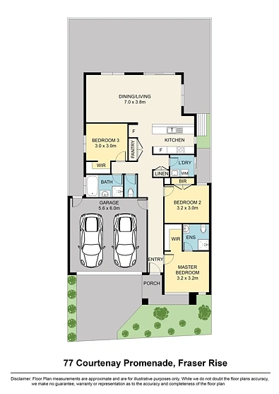 77 Courtenay Promenade, Fraser Rise, VIC 3336, 3 slaapkamers, 2 badkamers, House